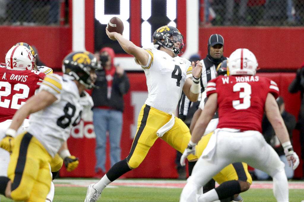 10. Nate Stanley (Sr., Iowa, 6-4, 235)
